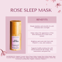 Rose Quartz Spa Gift Set for Women | 4-Piece Skincare Self-Care Kit | Crystal Gem Eye Mask, Hydrating Rose Petal Serum, & 5oz Lemon Coco Oil | Natural Beauty Treatment Kit