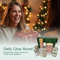 5-Piece Luxury Self-Care Gift Set for Women | Steel Cryo Therapy Ice Globes, Rose Quartz Gem Candle, Rose Mist, 5oz Vanilla Coco Oil, & Hand Sanitizer | Facial Spa & Relaxation Kit