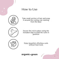 Heatless Curling Set, Silk Curls Rod Headband, No Heat Rollers to Sleep in Overnight, Satin Hair Curlers