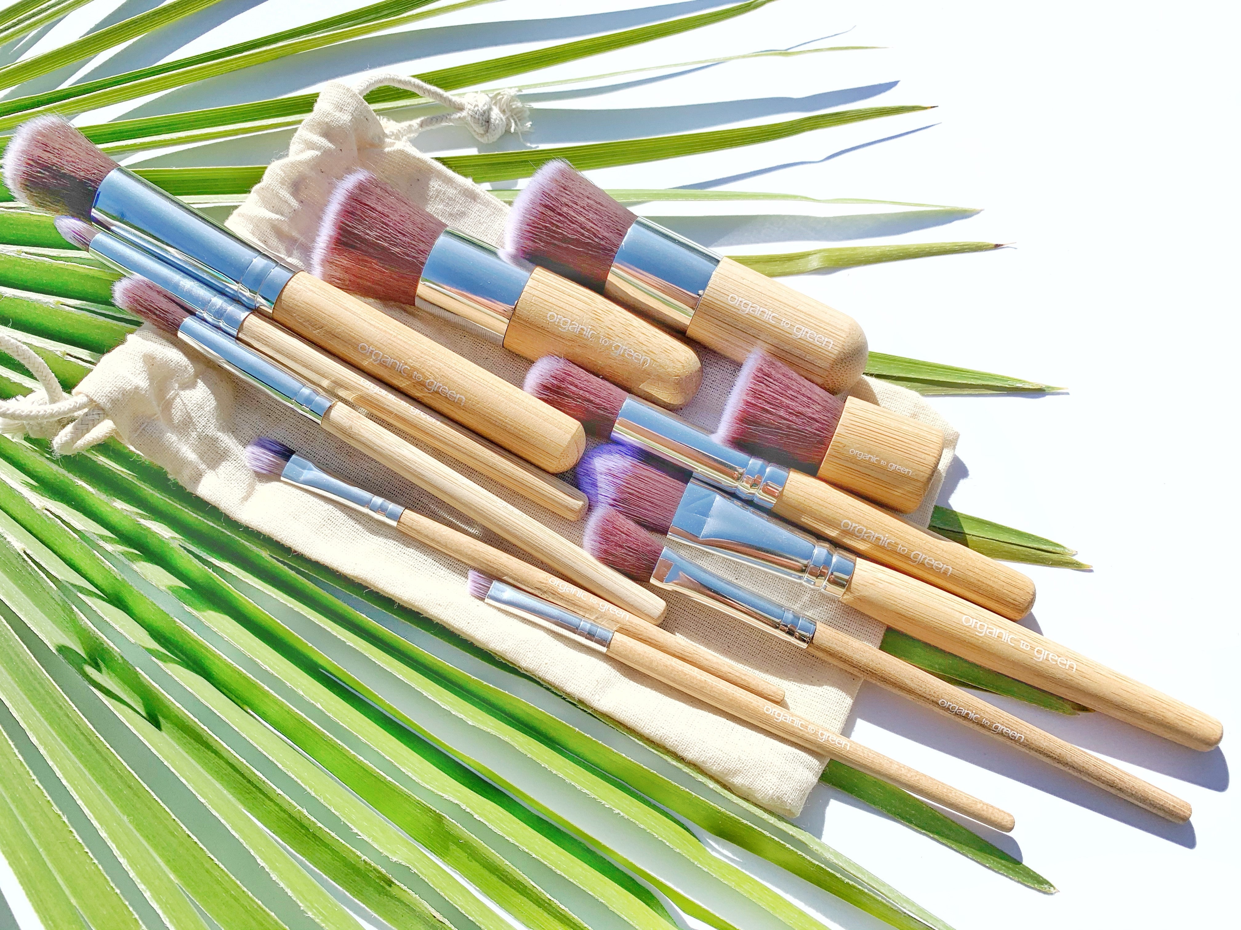 12 Piece Kit Soft and Gentle Vegan + Cruelty-Free Makeup Brushes – Organic  to Green Beauty & Wellness, Inc.