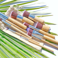 12 Piece Kit Soft and Gentle Vegan + Cruelty-Free Makeup Brushes