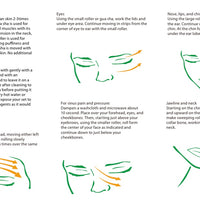 Crystal Roller + Gua Sha Set - Skin Detox - Jade