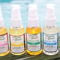 Mini Coco Oil Travel Kit With Jute Draw String Bag