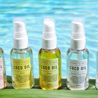 Mini Coco Oil Travel Kit With Jute Draw String Bag