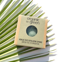 Konjac Face Exfoliating Sponge - Green Tea