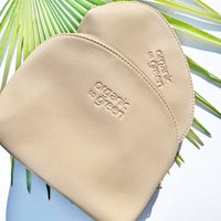 Luxury Vegan Leather Cosmetic Toiletry Travel Bag