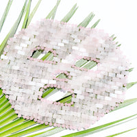 Rose Quartz Crystal Gem Facial Mask For Self Care + Self Love
