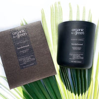 PROTECTION - Sandalwood Aromatherapy with Black Tourmaline CANDLE