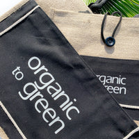 Eco Jute Tote with Waterproof Liner