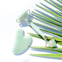 Crystal Roller + Gua Sha Set - Skin Detox - Jade