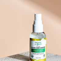 Clean Organic Hand Sanitizer Spray Lavender & Lemon