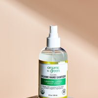 Clean Organic Hand Sanitizer Spray Lavender & Lemon