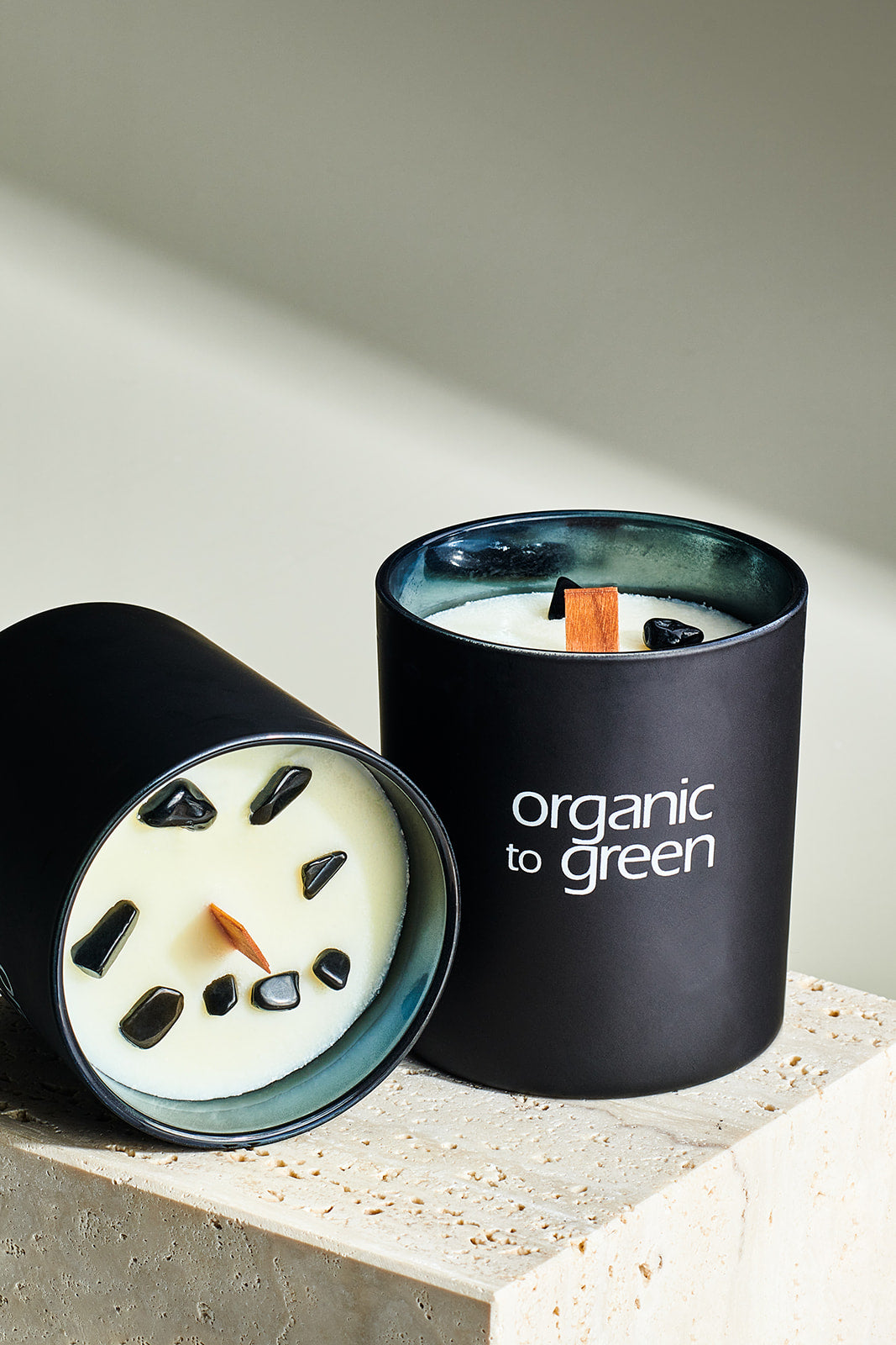 Black Hematite - Sandalwood Lavender CANDLE – Organic to Green