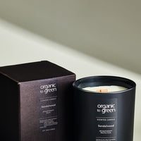 PROTECTION - Sandalwood Aromatherapy with Black Tourmaline CANDLE