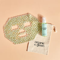 Jade Crystal Gem Facial Mask For Anti-Aging + Cucumber Hyaluronic Hydration Calming & Restoring