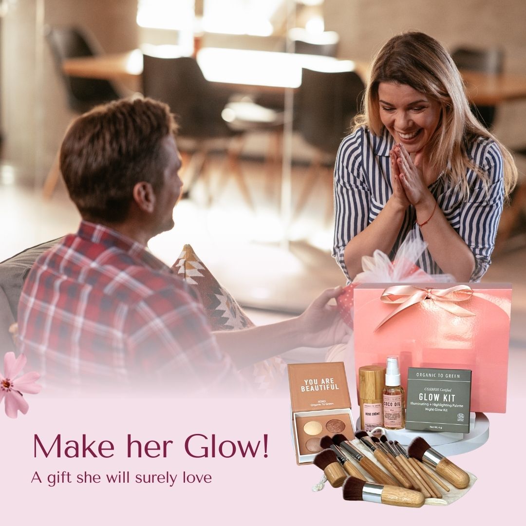 5-Piece Luxury Rose Makeup Gift Set for Women | Complete Glow Kit (Day & Night) with 11 Professional Makeup Brushes and Bag, Hydrating Rose Crème, & Rose Coco Oil | Premium Beauty Collection