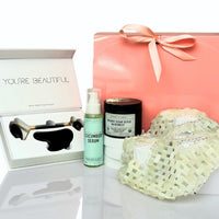 Men's 4-Piece Deluxe Skincare Gift Set | Cooling Jade Gem Mask, Obsidian Gua Sha Tool, Hydrating Cucumber Serum, & Detoxifying Sugar Scrub | Natural Grooming and Face Massage Kit