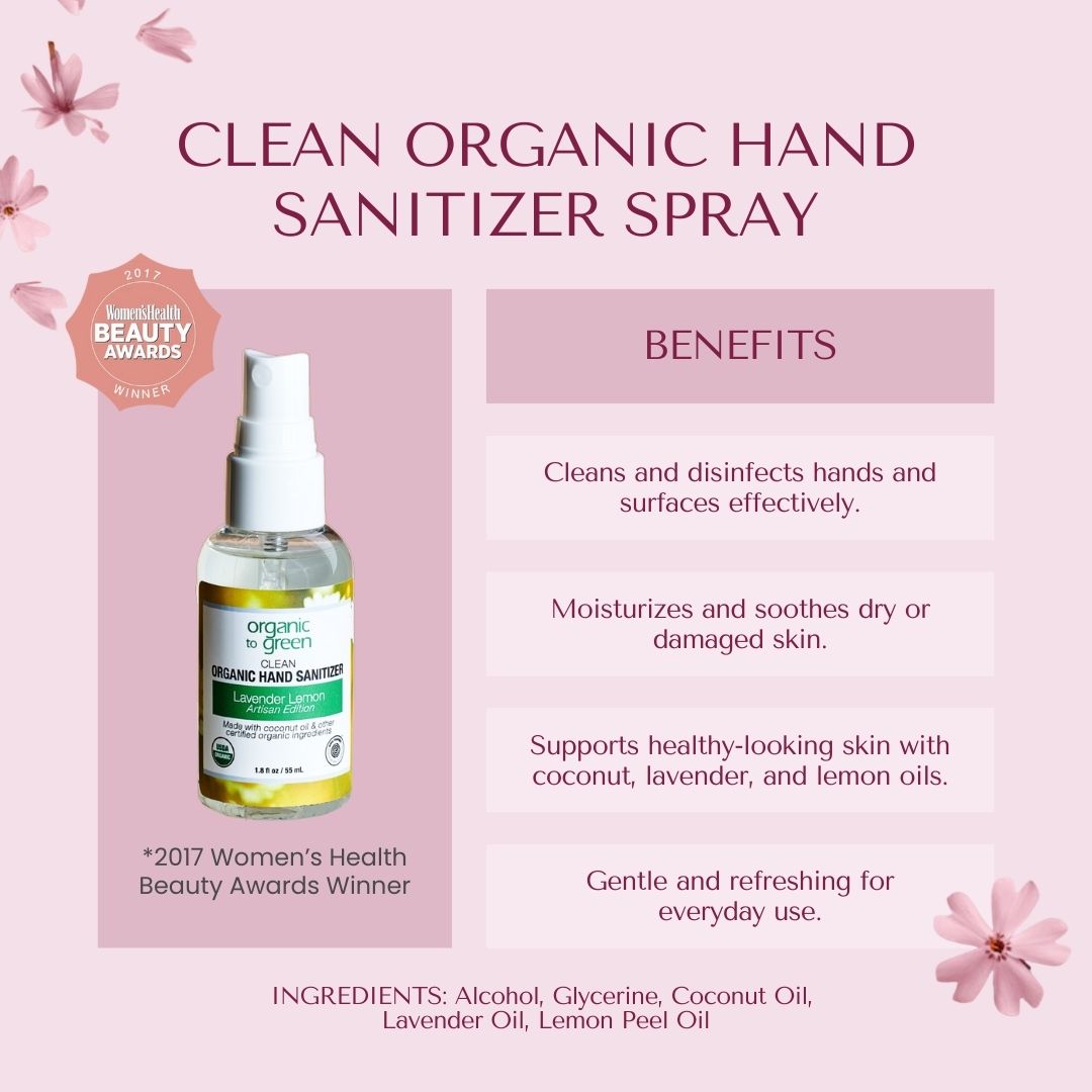 4-Piece Carry-On Size Travel Essentials Gift Box | Luxury Rose Mist, 1.8oz Lemon Coco Oil, & Hand Sanitizer with Vegan Leather Cosmetic Toiletry Bag | Portable Hydration & Hygiene Kit for Air Travel