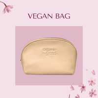 4-Piece Carry-On Size Travel Essentials Gift Box | Luxury Rose Mist, 1.8oz Lemon Coco Oil, & Hand Sanitizer with Vegan Leather Cosmetic Toiletry Bag | Portable Hydration & Hygiene Kit for Air Travel