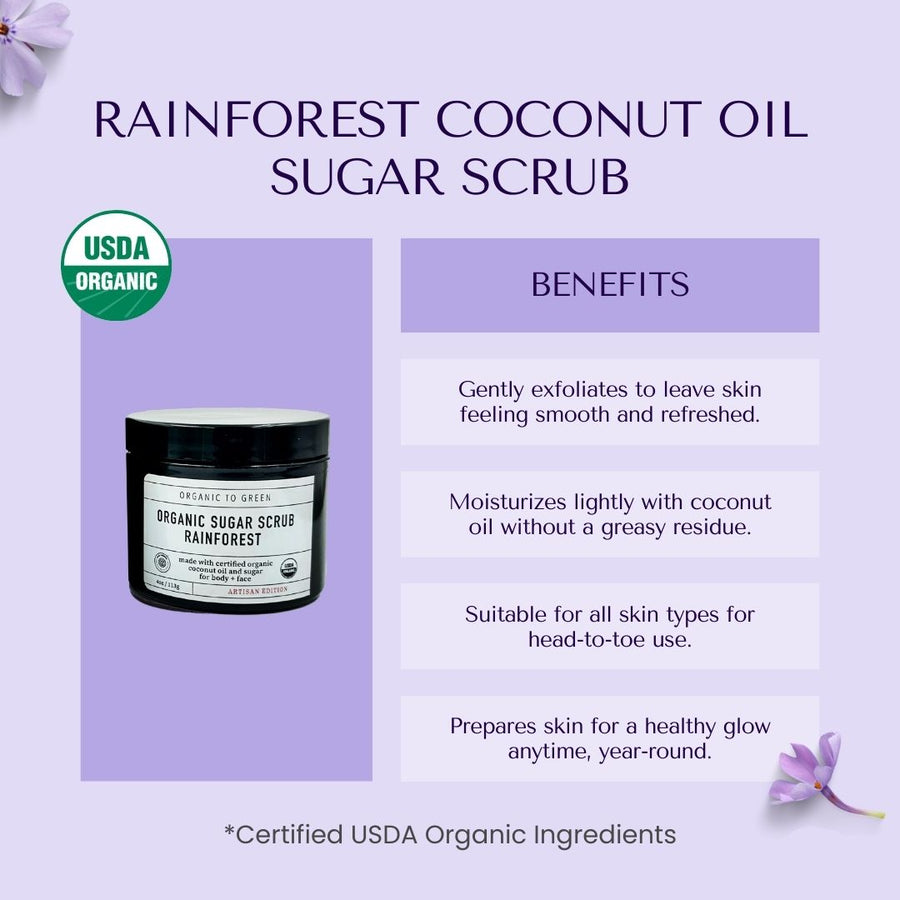 4-Piece Natural Brightening & Detox Bath Gift Set | Kojic Turmeric Soap, Exfoliating Sugar Scrub, Vanilla Coco Oil, & Konjac Exfoliating Sponge | Complete Spa & Skincare Kit for Women