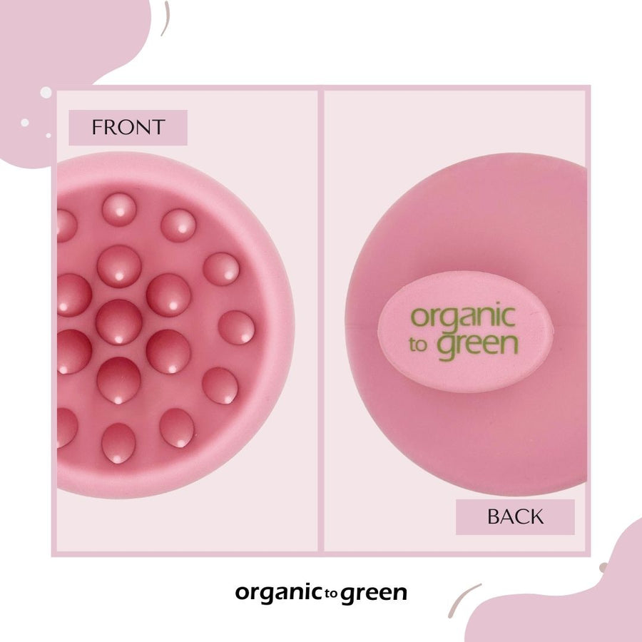 Silicone Hair Brush | Soft Silicone Bristles to Remove Dandruff, Waterproof Hair Scrubber for Both Wet Dry Hair, Suitable for Men & Women