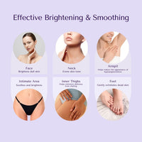 4-Piece Natural Brightening & Detox Bath Gift Set | Kojic Turmeric Soap, Exfoliating Sugar Scrub, Vanilla Coco Oil, & Konjac Exfoliating Sponge | Complete Spa & Skincare Kit for Women