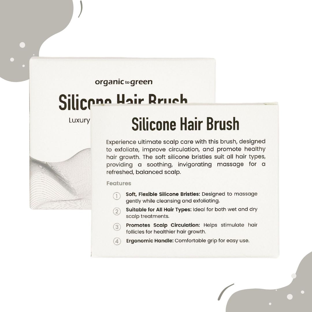 Silicone Hair Brush | Soft Silicone Bristles to Remove Dandruff, Waterproof Hair Scrubber for Both Wet Dry Hair, Suitable for Men & Women