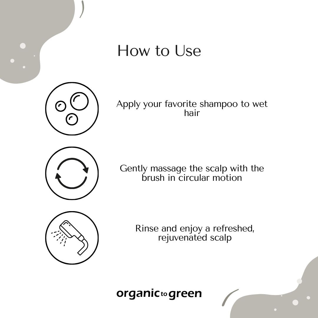 Silicone Hair Brush | Soft Silicone Bristles to Remove Dandruff, Waterproof Hair Scrubber for Both Wet Dry Hair, Suitable for Men & Women