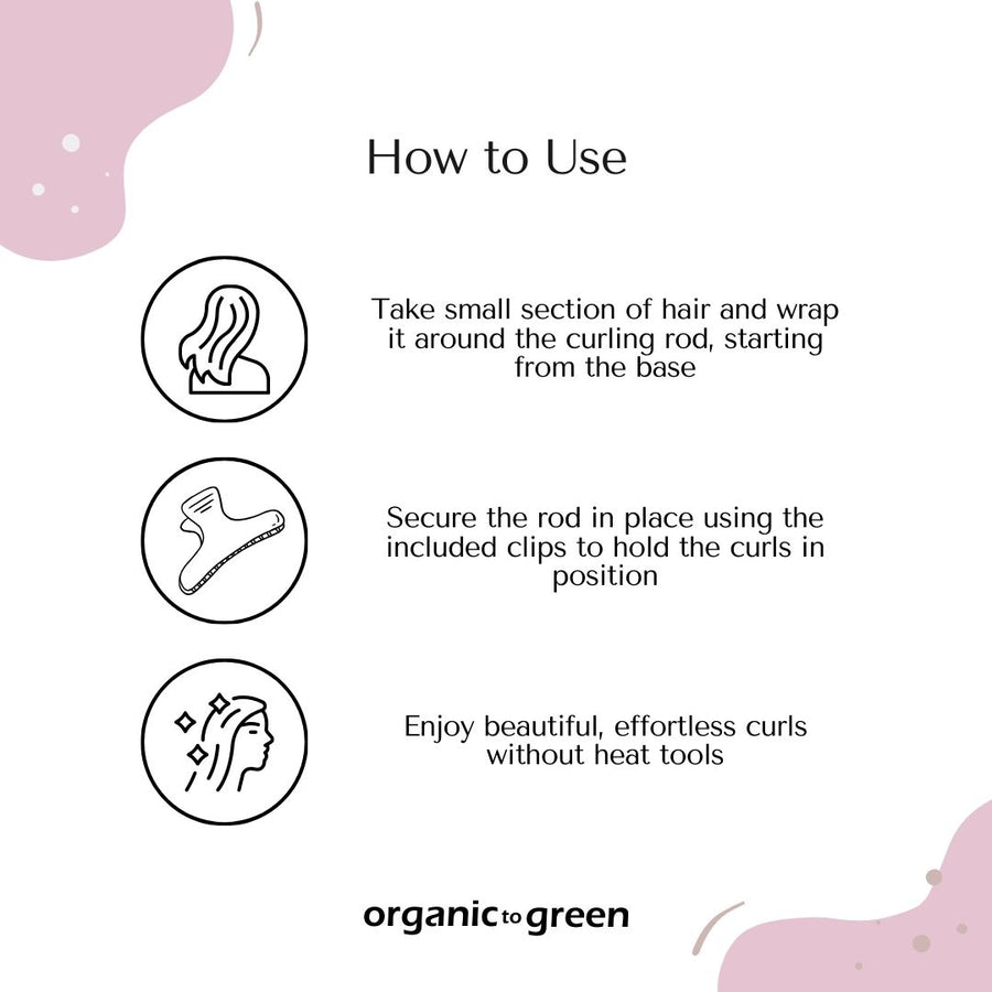 Heatless Curling Set, Silk Curls Rod Headband, No Heat Rollers to Sleep in Overnight, Satin Hair Curlers