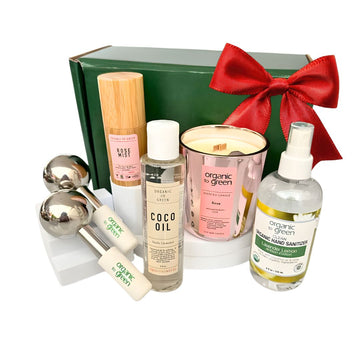 5-Piece Luxury Self-Care Gift Set for Women | Steel Cryo Therapy Ice Globes, Rose Quartz Gem Candle, Rose Mist, 5oz Vanilla Coco Oil, & Hand Sanitizer | Facial Spa & Relaxation Kit