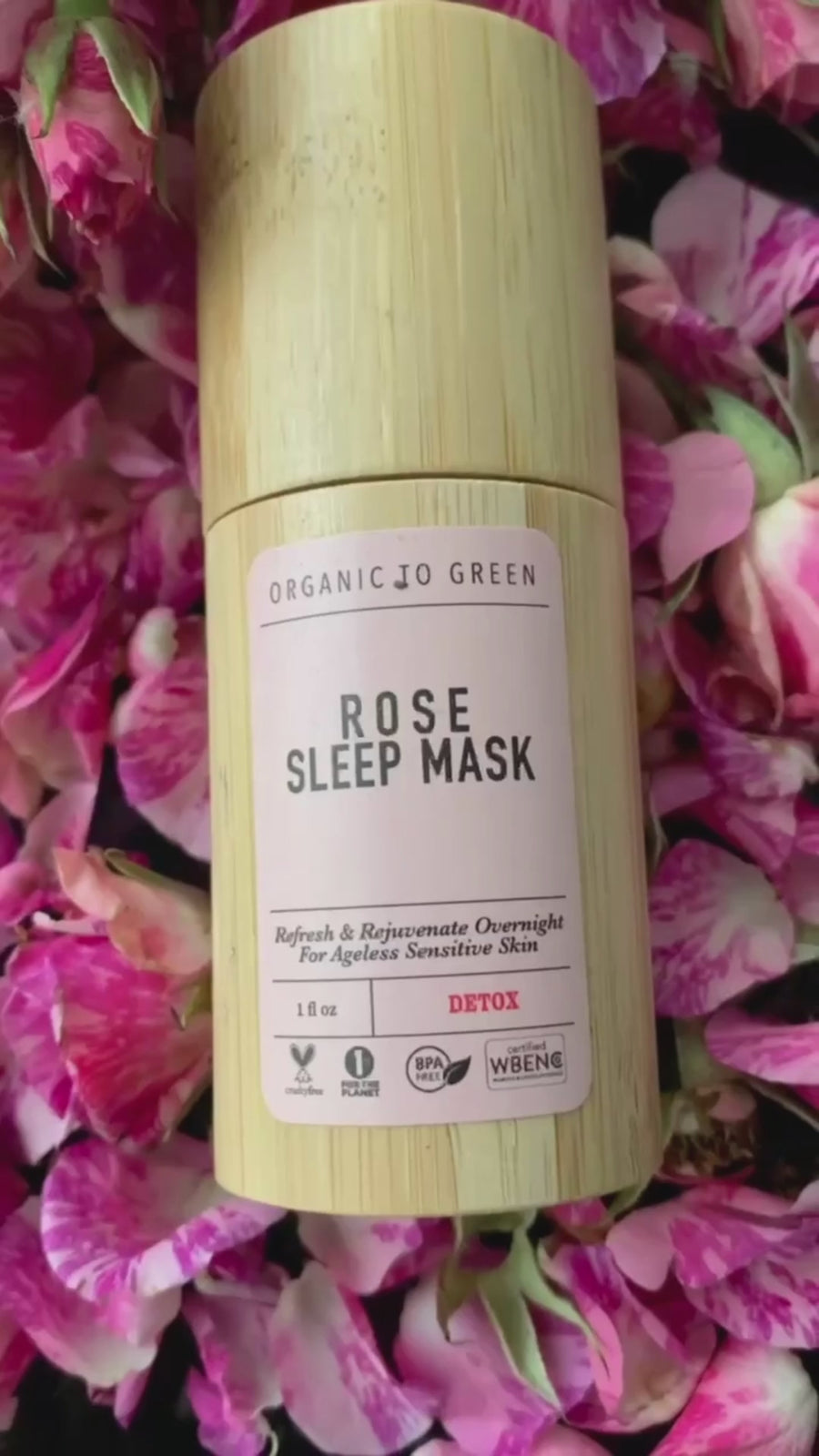 Rose Sleep Mask - Detox