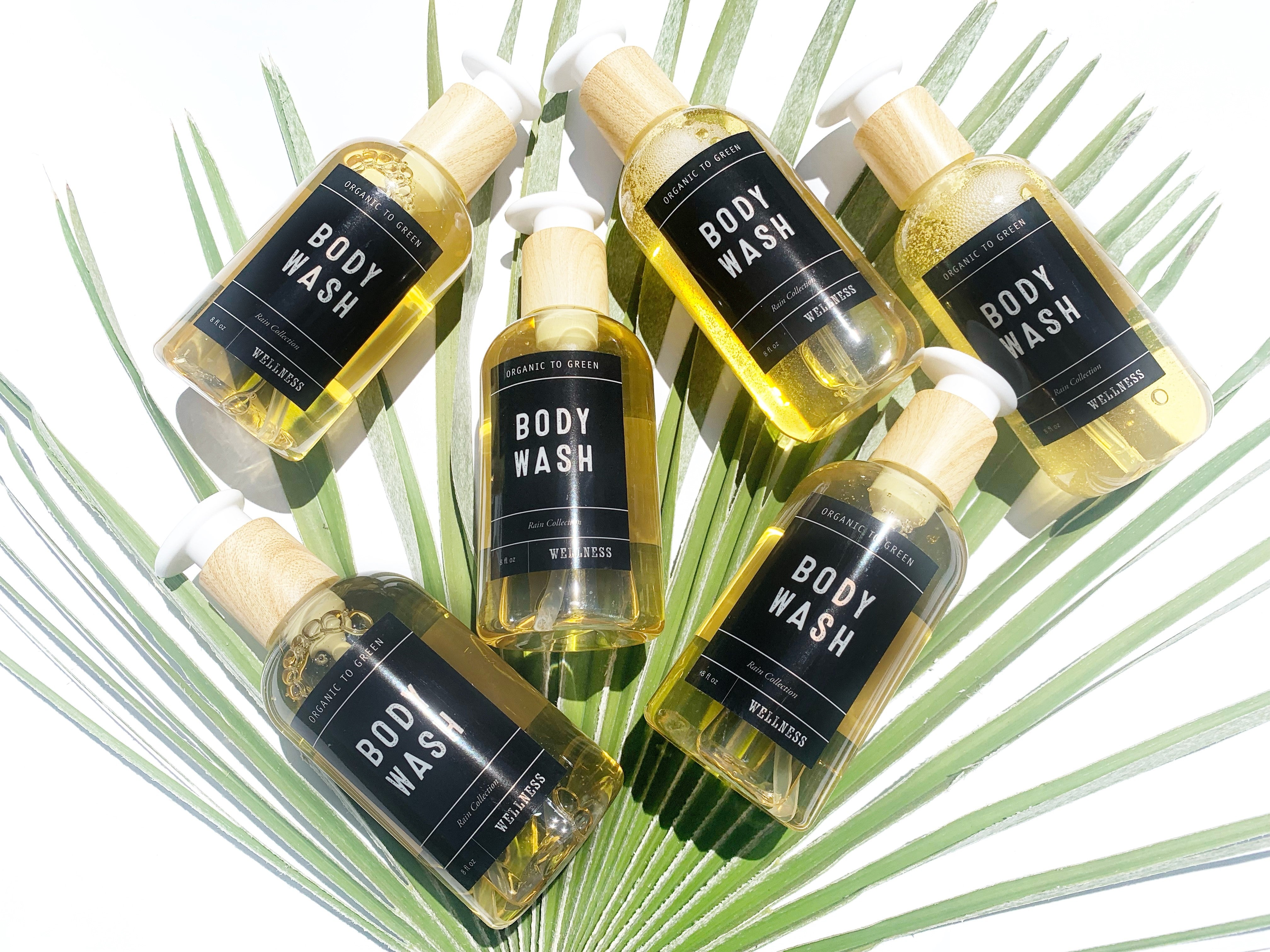 Body Wash Wholesale Rain Collection Case of 12 Organic to Green Beauty & Wellness, Inc.