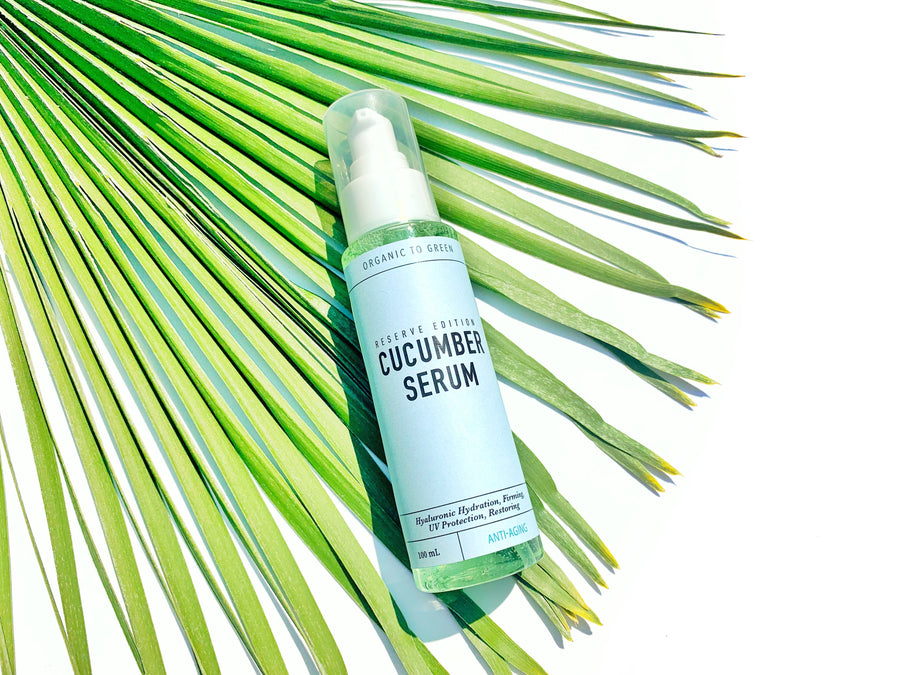 CUCUMBER SERUM - RESERVE EDITION – FOR ANTI-AGING - HYALURONIC HYDRATION, FIRMING, UV PROTECTION, RESTORING