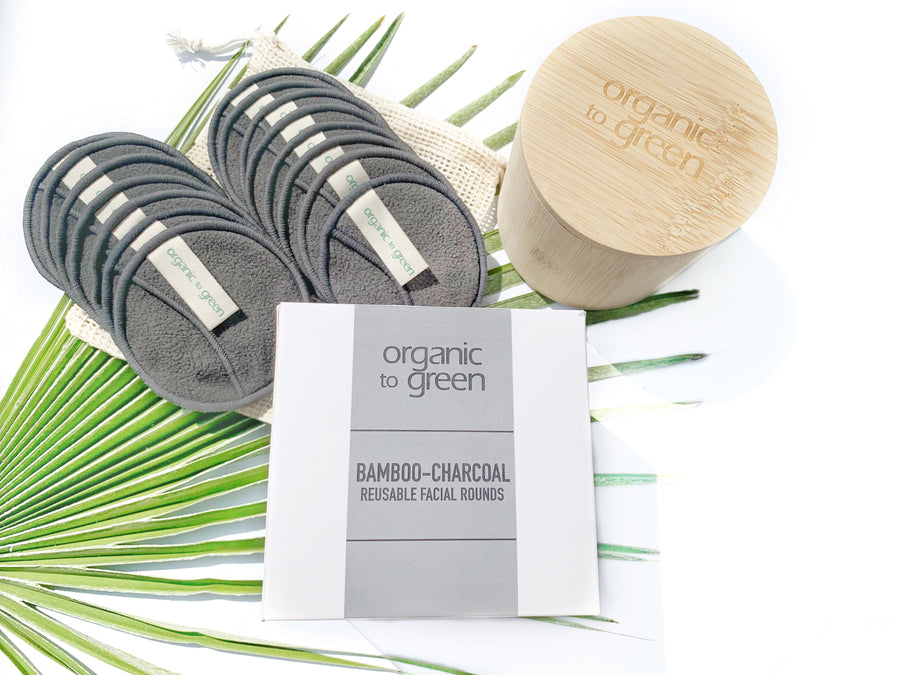 Bamboo-Charcoal Reusable Facial Rounds