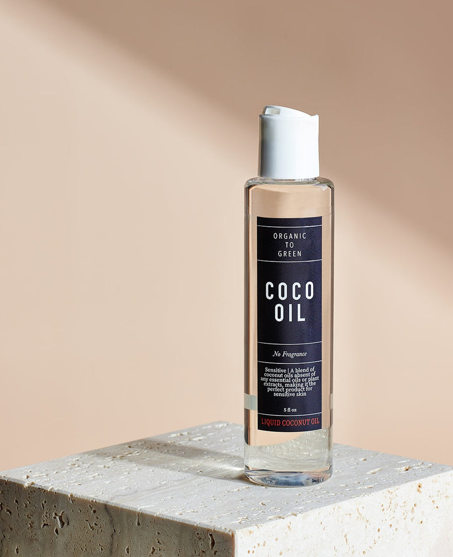 Liquid Coconut Oil For Skin Vanilla Chamomile - Sensitive & Soothing Coco  Oil – Organic to Green Beauty & Wellness, Inc.