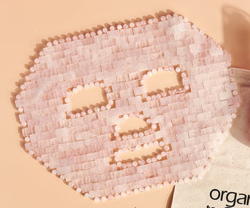 Rose Quartz Crystal Gem Facial Mask For Self Care + Self Love